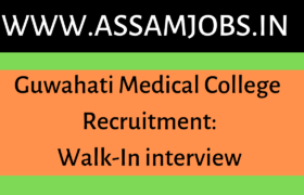 Recently Guwahati Medical College Recruitment Walk-In interview