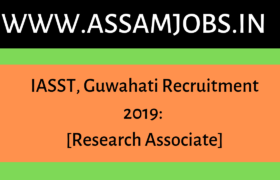 IASST Guwahati Recruitment 2019