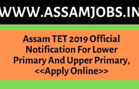 Assam TET Exam 2019