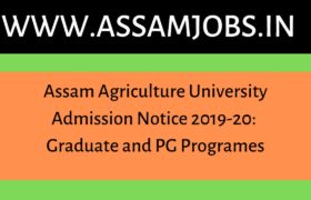 Assam Agriculture University Admission