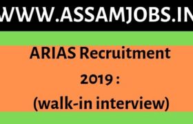 ARIAS Recruitment 2019