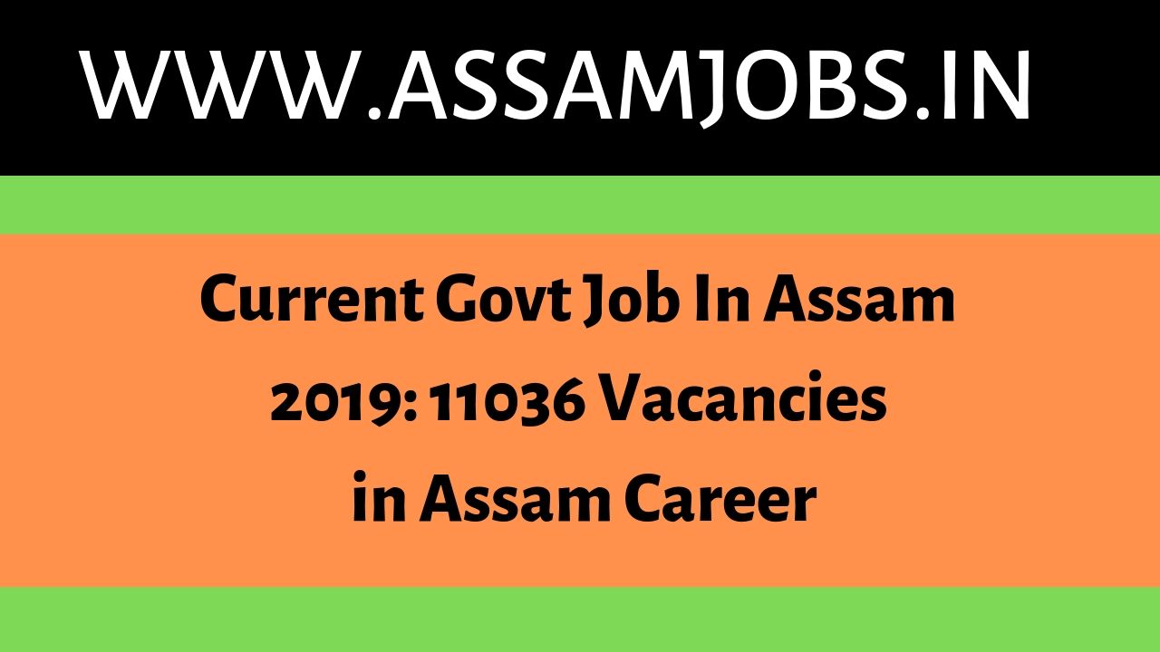 Current Govt Job In Assam