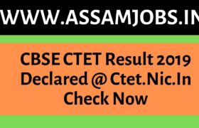 CBSE CTET Result 2019 Declared