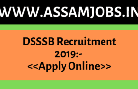 DSSSB Recruitment 2019