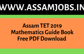 Mathematics Guide Book Free PDF Download Assam TET 2019