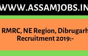 RMRC NE Region Dibrugarh Recruitment 2019