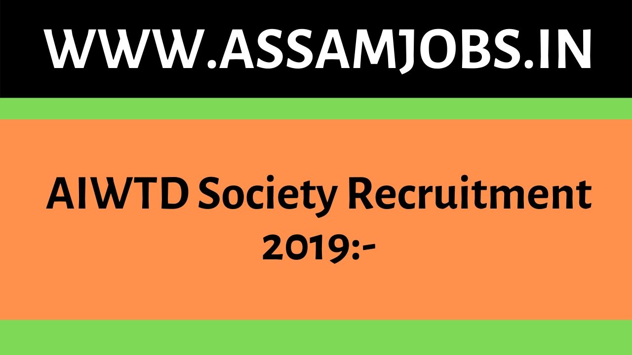 AIWTD Society Recruitment 2019