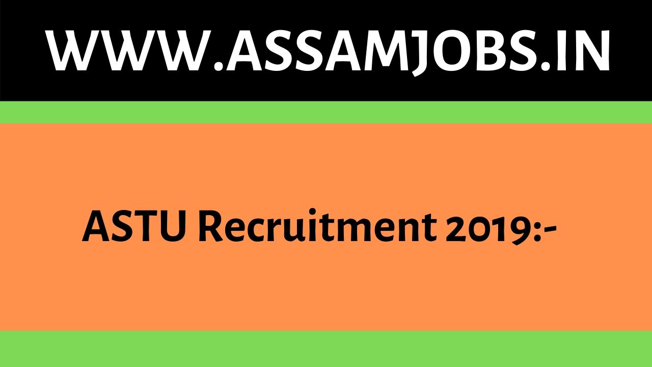 ASTU Recruitment 2019