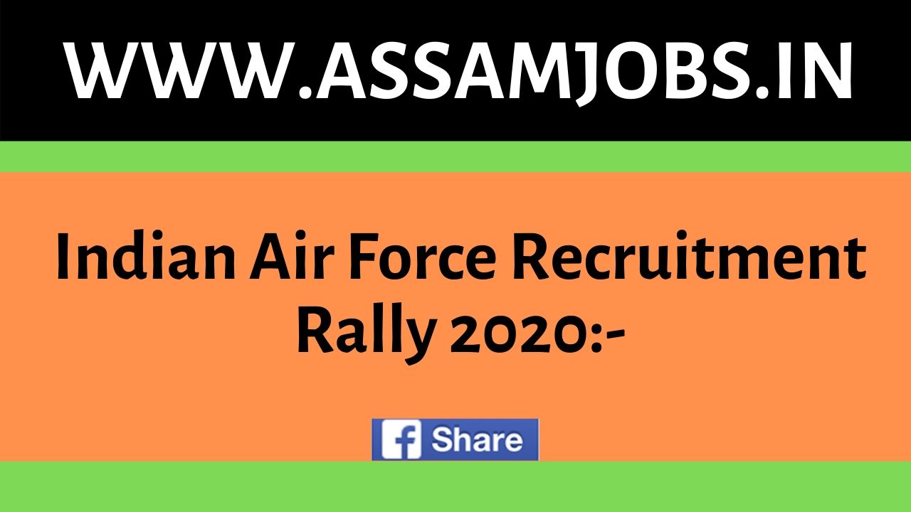 Indian Air Force Recruitment Rally 2020